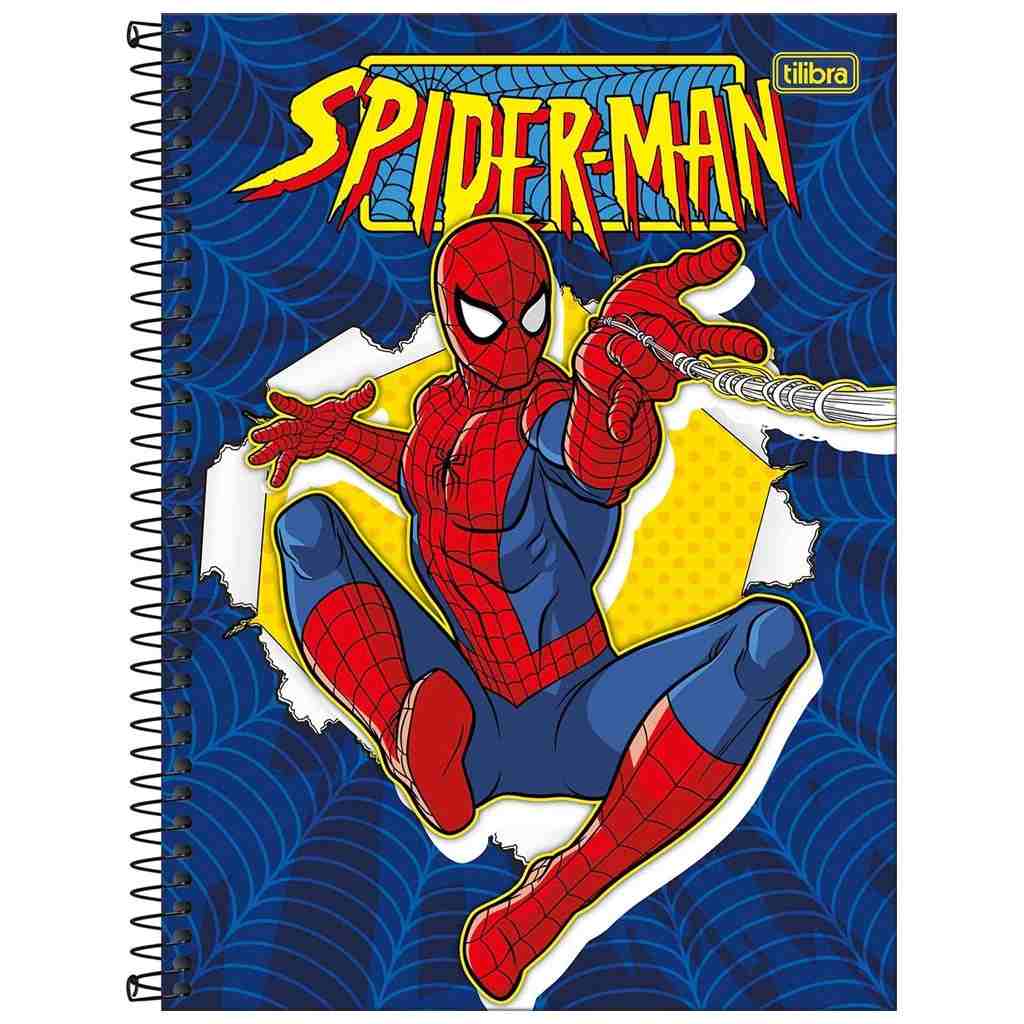 CADERNO 1X1 C.D. SPIDER MAN FIT